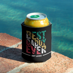 Kid's Gift To Father Modern Typography Can Cooler