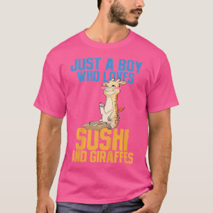 Kids Giraffe Anime Gift T-Shirt