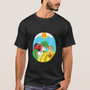 Kids Girl Horse Riding Vintage Cowgirl Ranch 1 T-Shirt