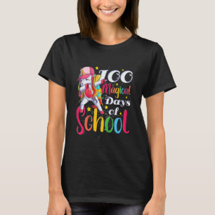Kids Girls 100 Magical Days Of School First Grader T-Shirt