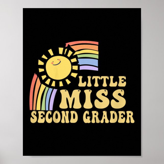 Kids Girls Back To School Student - Little Miss Se Poster (Front)