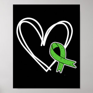 Kids Girls Heart Mental Health Problems Awareness Poster