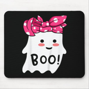 Kids Girls Toddler Happy Halloween Ghost With Ndan Mouse Mat