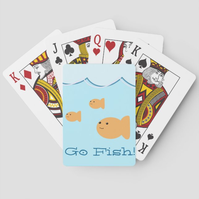 Kids Go Fish Goldfish Card Deck (Back)