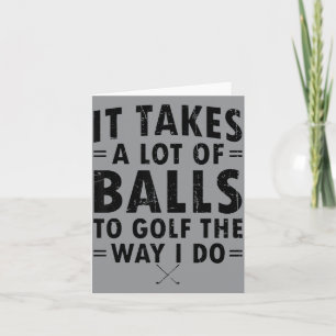Kids Golfer Father Son Daddys Golf Boy Father Day Card