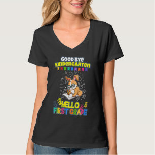 Kids Good Bye Kindergarten Hello First Grade 1st P T-Shirt