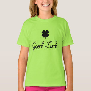 Kids Good Luck Shamrock pattern T-Shirt