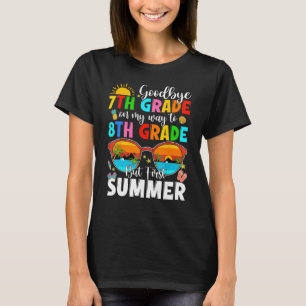 Kids Goodbye 7th Grade Graduation To 8th Grade Bea T-Shirt
