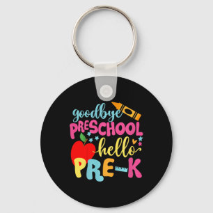 Kids Goodbye Preschool Back To School Key Ring