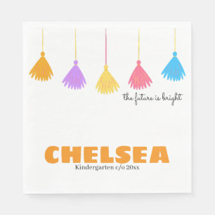 Kids Graduation Party Colourful Kindergarten Pre-K Napkin