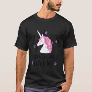 Kids Grammy and Grampy Love Me Unicorn T-Shirt