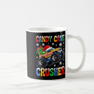 Kids Groovy Christmas Candy Cane Crusher Xmas Mons Coffee Mug