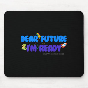 Kids Groovy Motivated Quote, I'm Ready For 1st Day Mouse Mat