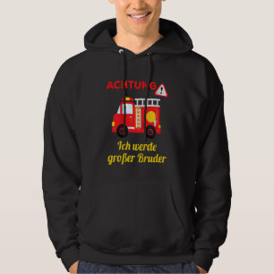 Kids Grosser Bruder Fire Brigade Ich Werde Große B Hoodie