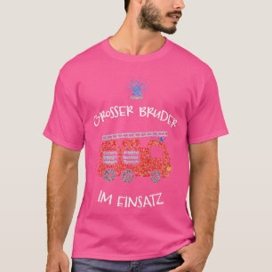 Kids Grosser Bruder Fireman Fire Engine T-Shirt