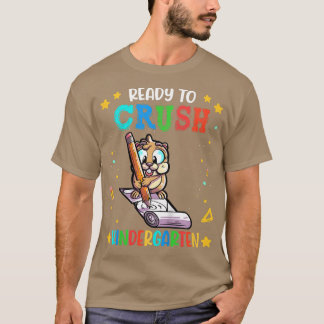 Kids Guinea Pig Ready To Crush Kindergarten T-Shirt