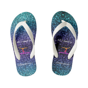 KIDS GYMNASTICS FLIP FLOPS - GYMNAST SANDALS