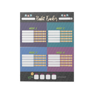 KIDS HABIT TRACKER Notepad