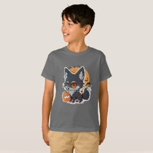 Kids Halloween 2026 T-Shirt – Cute Animal Design