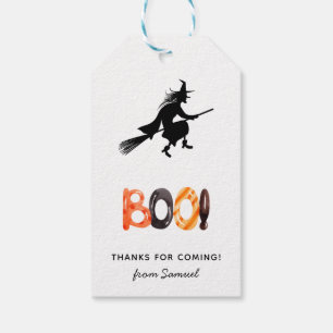 Kids' Halloween Birthday – Little Witch Gift Tags