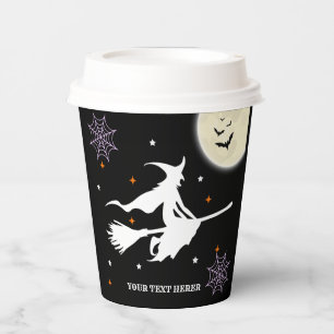 Kids' Halloween Birthday – Little Witch Paper Cups