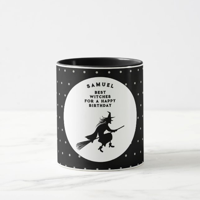 Kids' Halloween Birthday Witch Mug (Center)