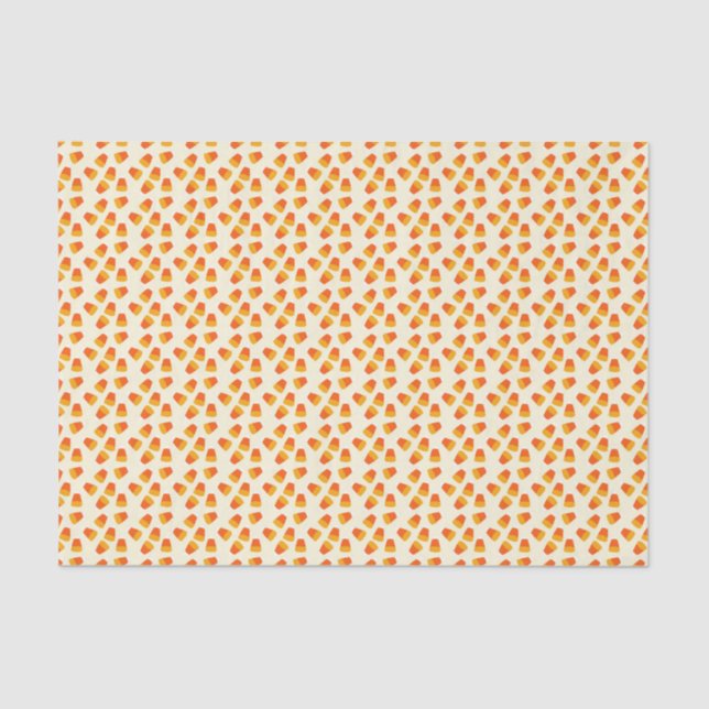 Kids Halloween Candy Corn Tissue Paper (Front)