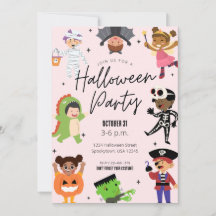 Kids’ Halloween Costume Party Invitation