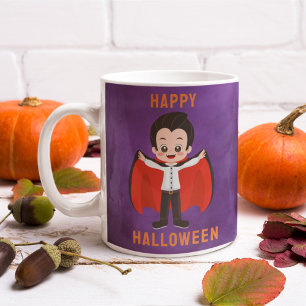 Kids’ Halloween Costume Vampire Custom Name Coffee Mug