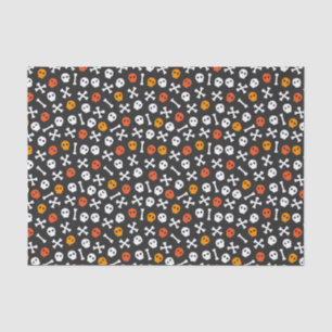 Kids Halloween Cute Skeleton Skull Bones Tissue Paper