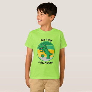 Kids Halloween Dinosaur This is My T-Rex Costume T-Shirt