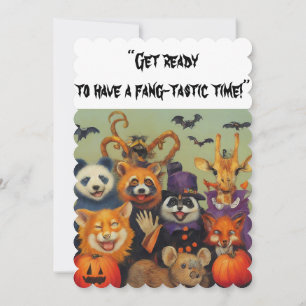 Kid's Halloween Fancy-Dress Party Invitation