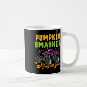 Kids Halloween Monster Truck Pumpkin Smasher Boys Coffee Mug