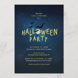 Kid's Halloween Party Invitation