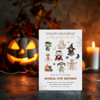 Kids Halloween Party Invitation