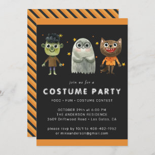 Kids Halloween Party Invitation