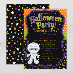 Kids Halloween Party Invitation
