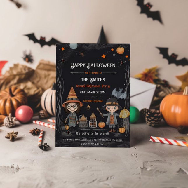 Kids Halloween Party Invite (Creator Uploaded)