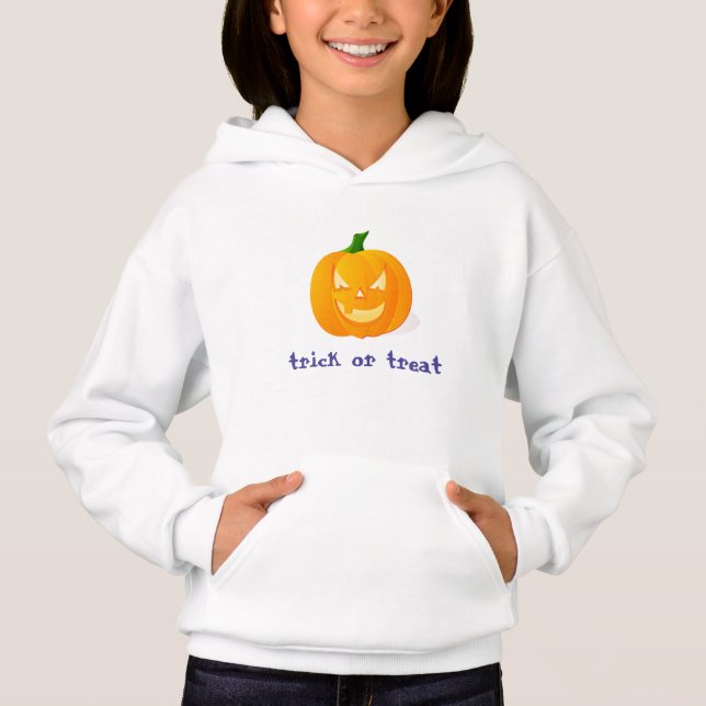 Kids Halloween Pullover Hoodie (Front)