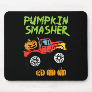 Kids Halloween Pumpkin Smasher Monster Truck Costu Mouse Mat