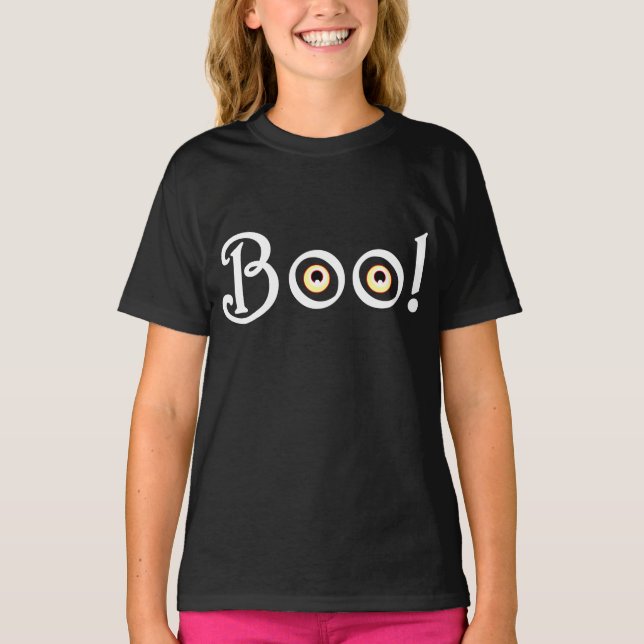 Kid's Halloween Shirt Cute Boo Shirts & Tee (Front)