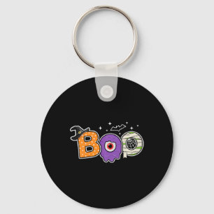 Kids Halloween Spooky Season Pumpkin Toddler Boys  Key Ring