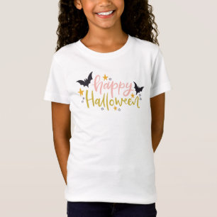 Kids' Halloween Tee with Glam Text Design