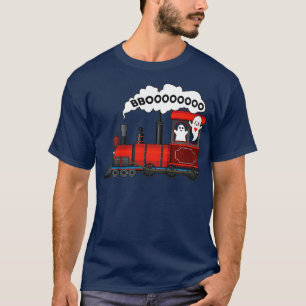 Kids Halloween Train Boo Funny Ghost Toddler Kid B T-Shirt