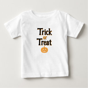 Kid's Halloween Trick Or Treat T-Shirt White