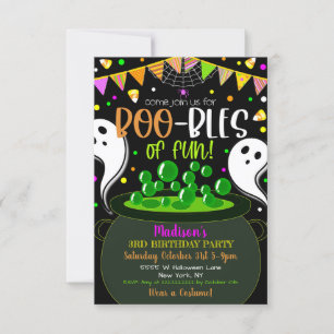 Kid's Hallowen Party Invitation