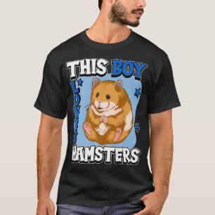 Kids Hammy This Boy Loves Hamsters Premium T-Shirt