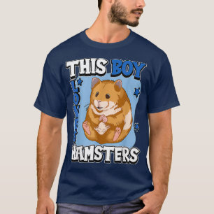 Kids Hammy This Boy Loves Hamsters T-Shirt