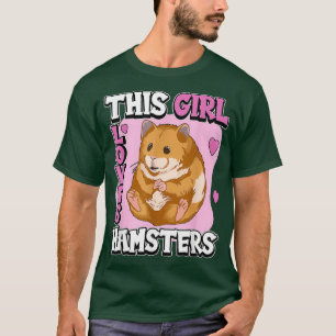 Kids Hammy This Girl Loves Hamsters T-Shirt