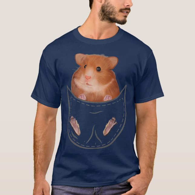 Kids Hamster Clothes Pocket Animal Outfit Gift T-Shirt (Front)
